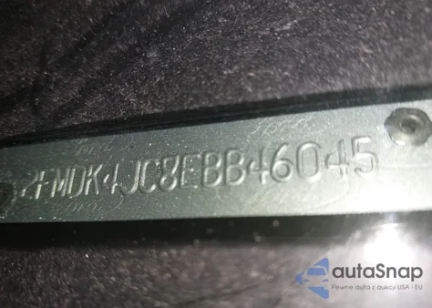 2014 Ford Edge Sel from USA, damaged, VIN 2FMDK4JC8EBB46045